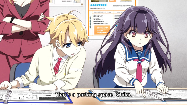 Girls desk computer man standing free wallpaper for desktop - medium preview image