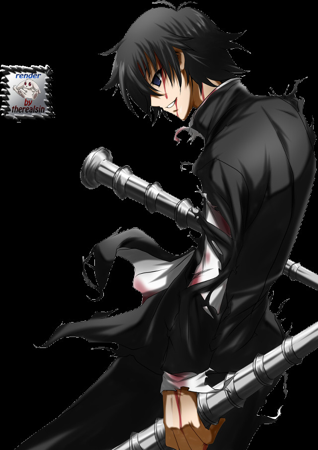 Man sword black coat white free wallpaper for mobile - medium preview image