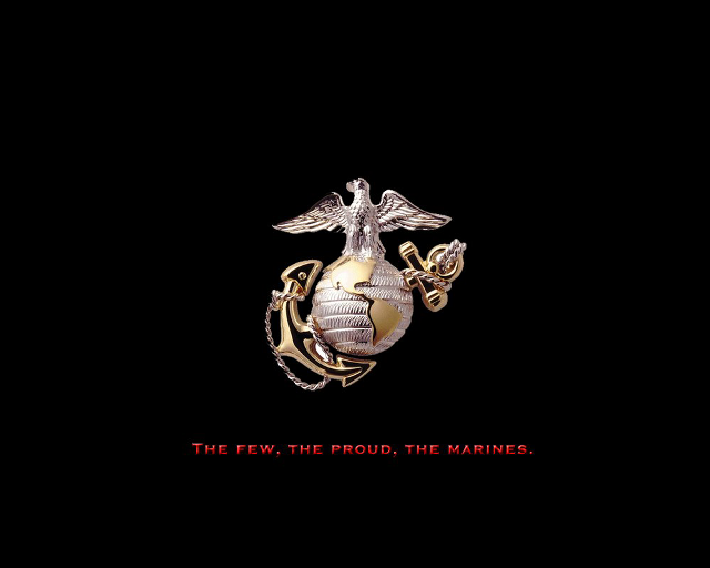 Marine emblem the few #2 free wallpaper for desktop - medium preview image