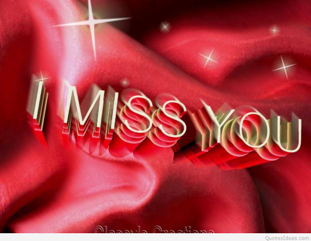 Red satin i miss you free wallpaper for desktop - medium preview image