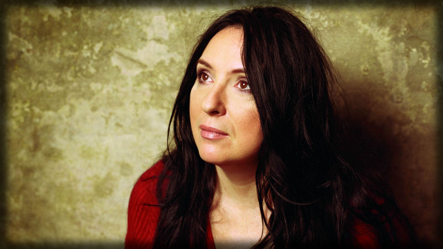 Woman long hair red sweater #5 free wallpaper for desktop - medium preview image