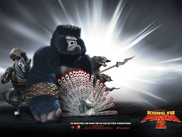 King jungle2 gorilla peacock sword free wallpaper for desktop - medium preview image