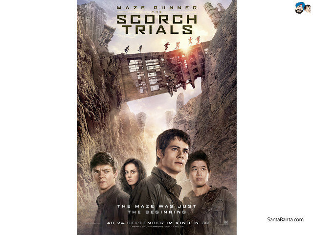 Maze runner scorch trials poster free wallpaper for desktop - medium preview image