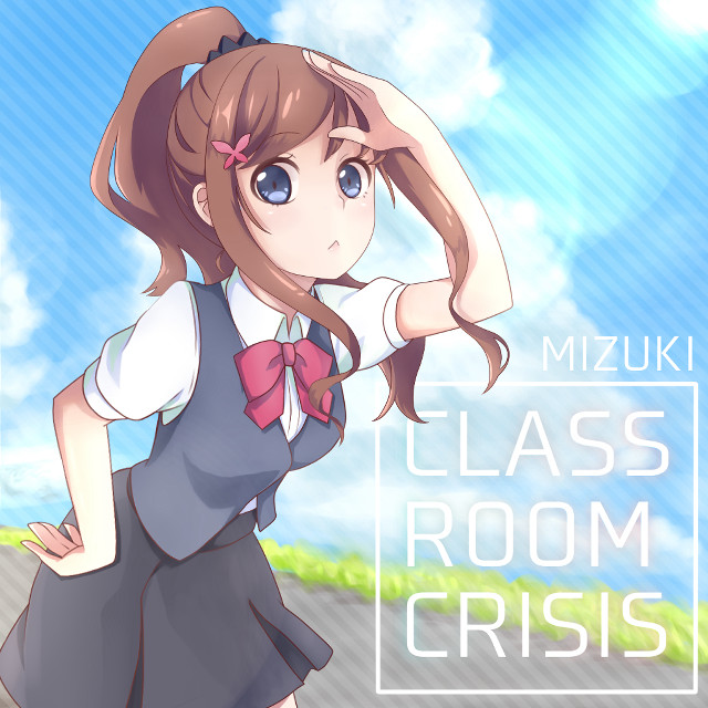 Girl school uniform blue sky free wallpaper for tablet - medium preview image