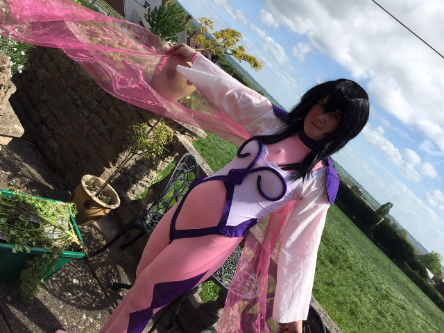 Woman costume sun pink scarf free wallpaper for desktop - medium preview image