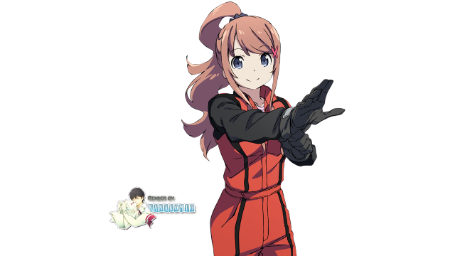 Girl red outfit gun pointing free wallpaper for desktop - medium preview image
