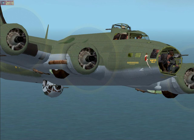 Military plane flying over water free wallpaper for desktop - medium preview image