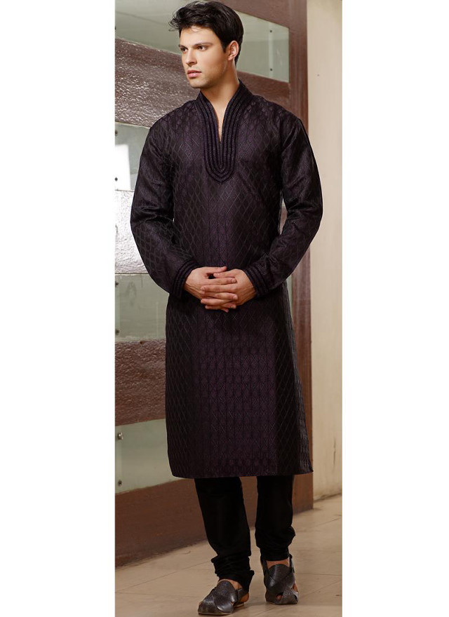 Man black outfit hallway hands free wallpaper for mobile - medium preview image