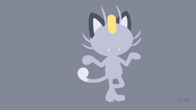 Cartoon cat ball yellow mouth free wallpaper for desktop - medium preview image