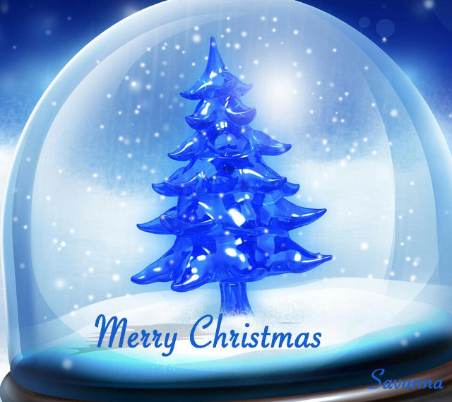 Snow globe christmas tree snow free wallpaper for tablet - medium preview image