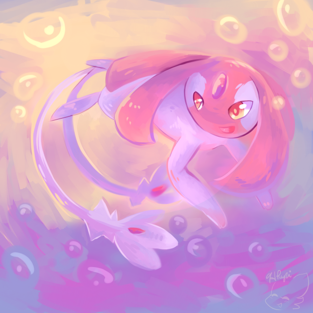 Pink white fish bubbles water free wallpaper for tablet - medium preview image