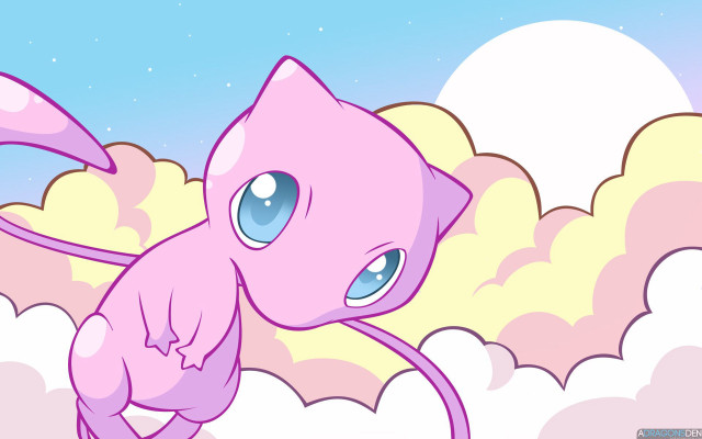 Pink cat flying sky clouds #2 free wallpaper for desktop - medium preview image