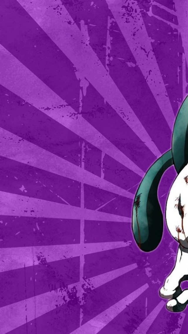 Cartoon character hat purple background free wallpaper for mobile - medium preview image