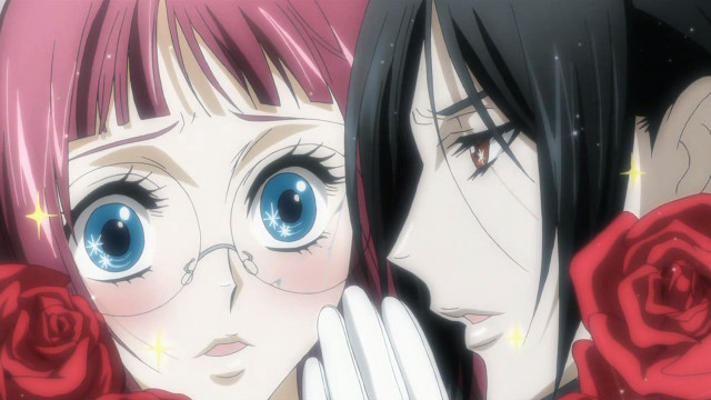 Anime characters blue eyes pink #2 free wallpaper for desktop - medium preview image