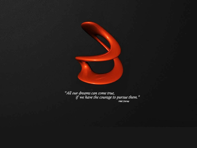 Red letter black background quote free wallpaper for desktop - medium preview image
