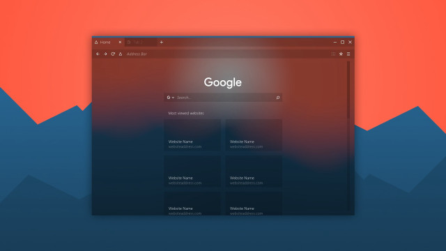 Google desktop screen mountains background free wallpaper for desktop - medium preview image