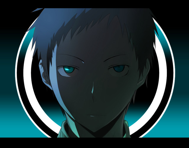 Man blue eyes black shirt #2 free wallpaper for desktop - medium preview image