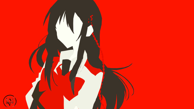 Woman longhair redbackground face design free wallpaper for desktop - medium preview image