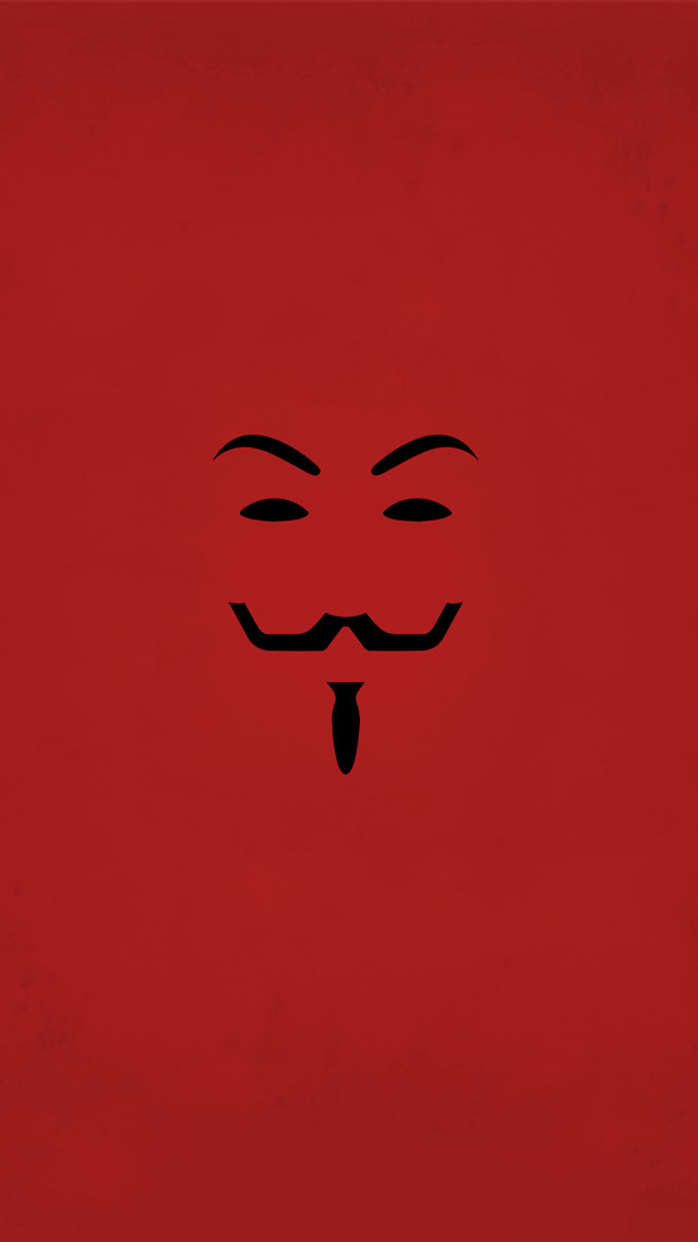 Red background black face mustache free wallpaper for mobile - medium preview image