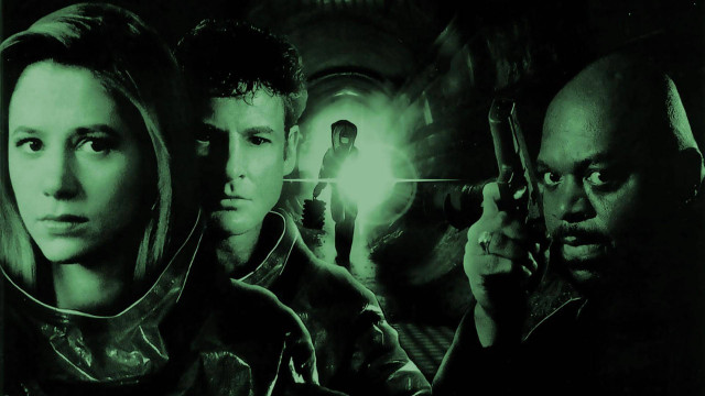 Group people dark room green free wallpaper for desktop - medium preview image