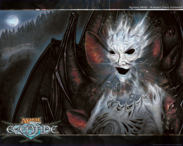 White cat demon face demon free wallpaper for desktop - medium preview image