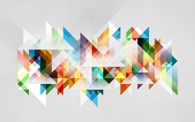 Colorful abstract design white background free wallpaper for desktop - medium preview image