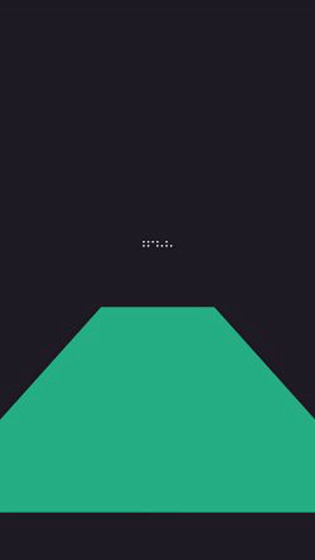 Green pyramid black background white free wallpaper for mobile - medium preview image