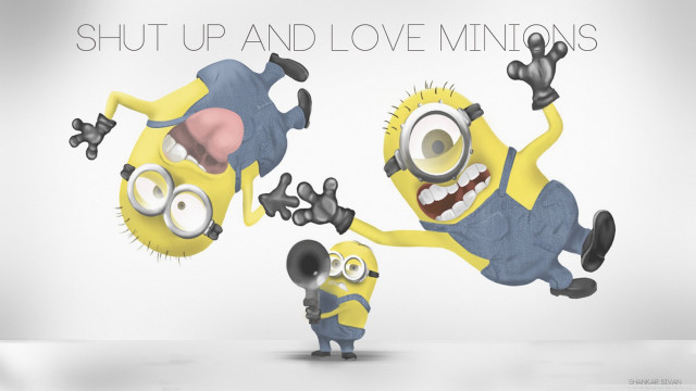 Cartoon characters in the air free wallpaper for desktop - medium preview image