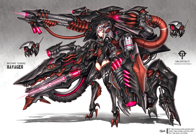 Demonic creature horns head arms free wallpaper for desktop - medium preview image