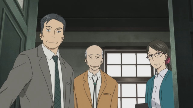 Three men doorway serious look free wallpaper for desktop - medium preview image