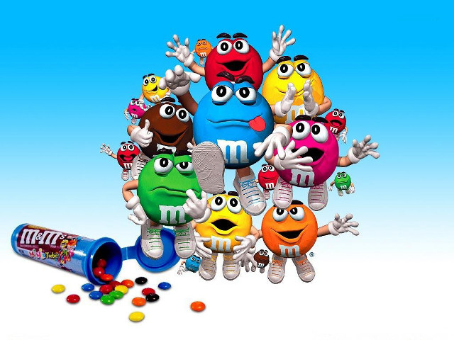 Cartoon characters gummy bears candy free wallpaper for desktop - medium preview image