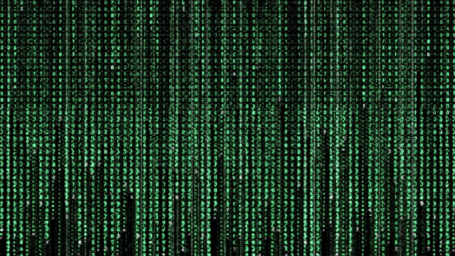 Green background numbers black background #6 free wallpaper for desktop - medium preview image