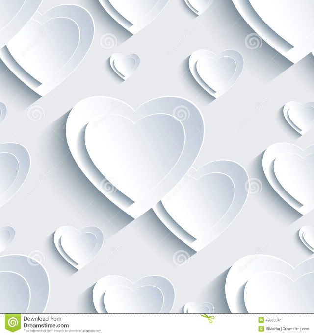 White paper heart background cut free wallpaper for tablet - medium preview image