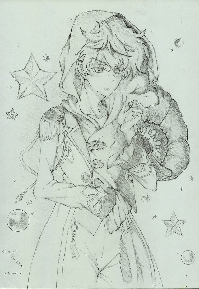 Woman holding flower star background free wallpaper for mobile - medium preview image