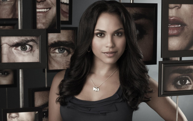 Woman standing wall pictures eyes free wallpaper for desktop - medium preview image