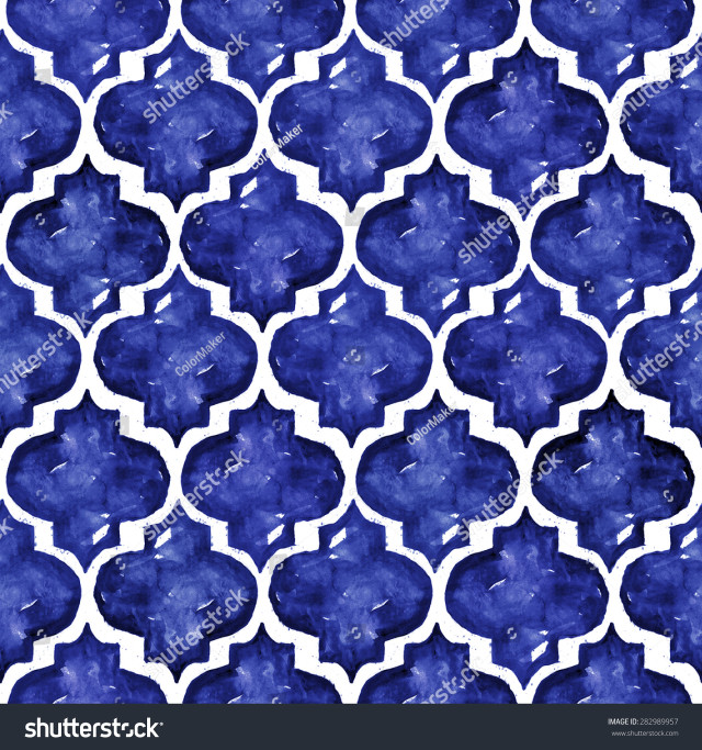 Blue white tile pattern white free wallpaper for tablet - medium preview image