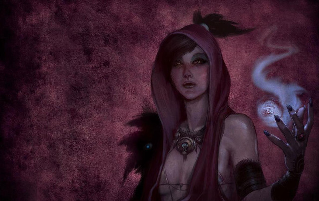 Woman feather head ball arm free wallpaper for desktop - medium preview image