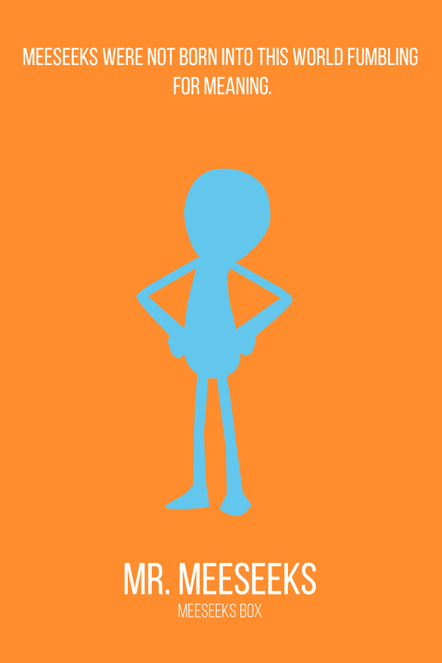 Blue man orange background quote free wallpaper for mobile - medium preview image