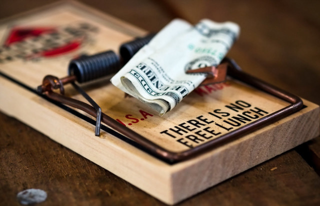 Mousetrack dollar bill scissors table free wallpaper for desktop - medium preview image