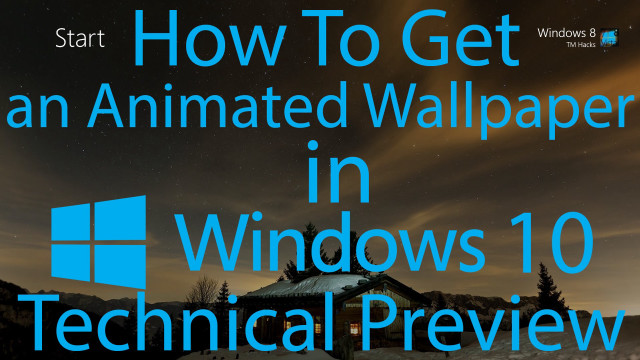 Window 10 technical presentation animated free wallpaper for desktop - medium preview image