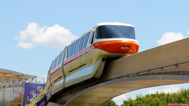 Train bridge sunny day blue #2 free wallpaper for desktop - medium preview image