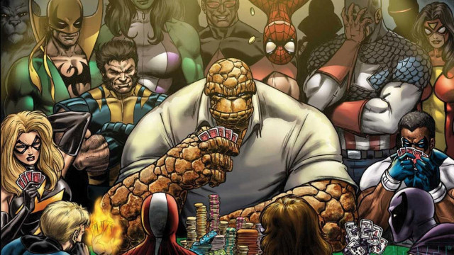 Cartoon man people gathering crowd free wallpaper for desktop - medium preview image