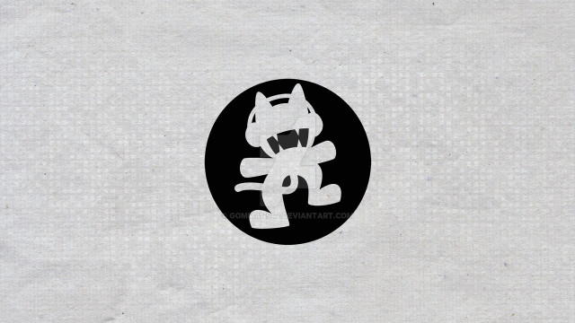 Cat paw head black circle free wallpaper for desktop - medium preview image
