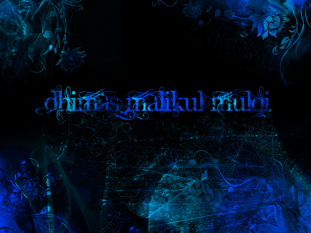 Blue black background name image free wallpaper for desktop - medium preview image