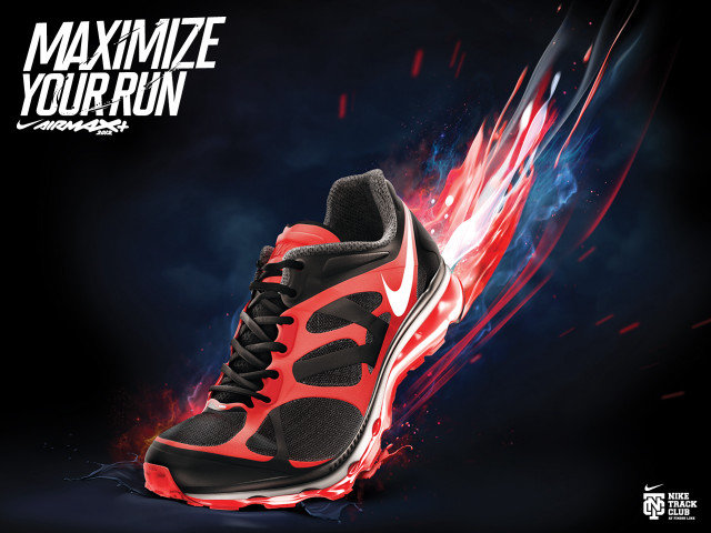 Red black shoes design pair free wallpaper for desktop - medium preview image