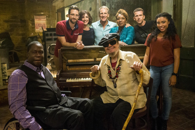 People piano room wheelchair woman free wallpaper for desktop - medium preview image