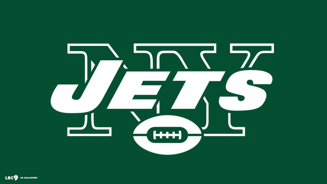 Jets football green background digital free wallpaper for desktop - medium preview image