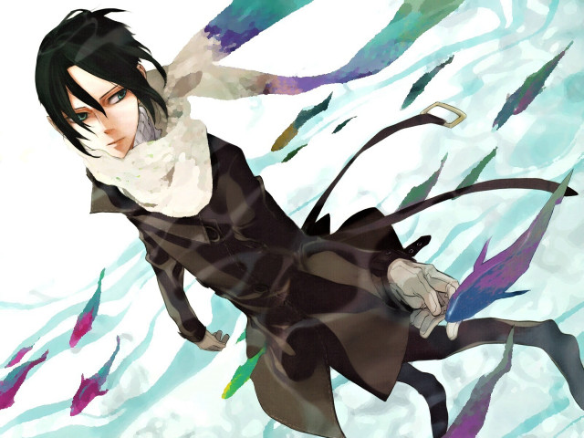 Man floating water fish black free wallpaper for desktop - medium preview image