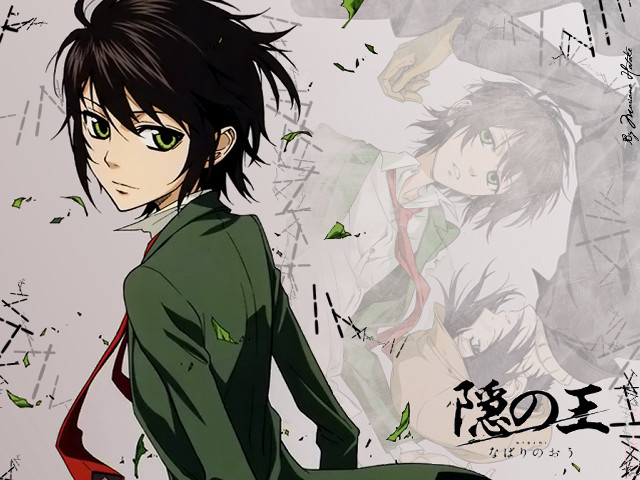 Anime character green shirt black free wallpaper for desktop - medium preview image