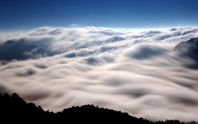 Mountain clouds plane window blue free wallpaper for desktop - medium preview image